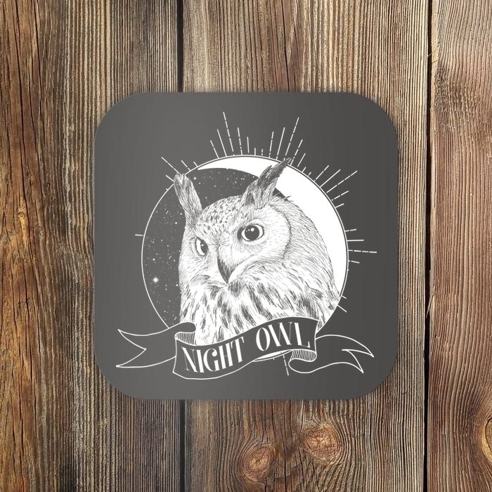 Vintage Night Owl Coaster