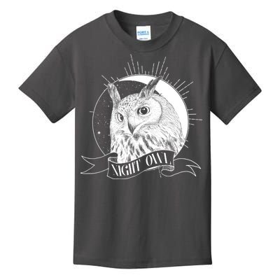 Vintage Night Owl Kids T-Shirt