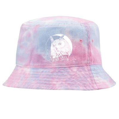 Vintage Night Owl Tie-Dyed Bucket Hat