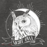 Vintage Night Owl Vector Backpack
