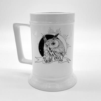 Vintage Night Owl Beer Stein