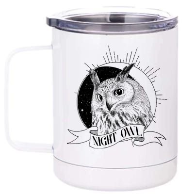 Vintage Night Owl 12 oz Stainless Steel Tumbler Cup