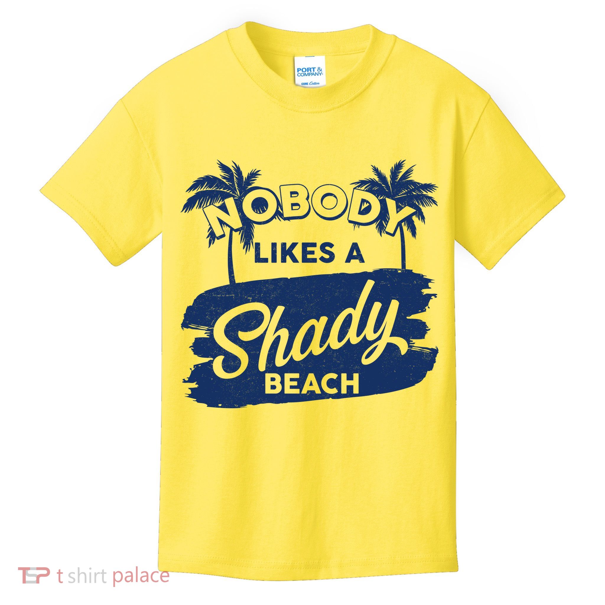 Vintage Nobody Likes A Shady Beach Kids T-Shirt