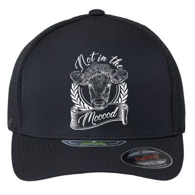 Vintage Not in the Moood Cow Flexfit Unipanel Trucker Cap