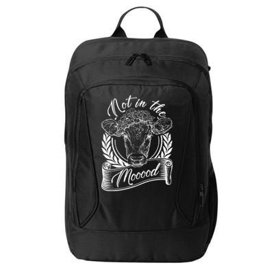 Vintage Not in the Moood Cow City Backpack