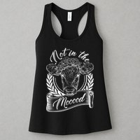 Vintage Not in the Moood Cow Womens Tank Top
