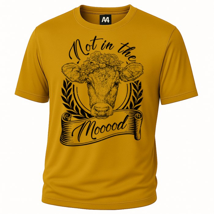 Vintage Not in the Moood Cow Performance Shirt