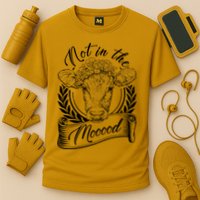 Vintage Not in the Moood Cow Performance Shirt