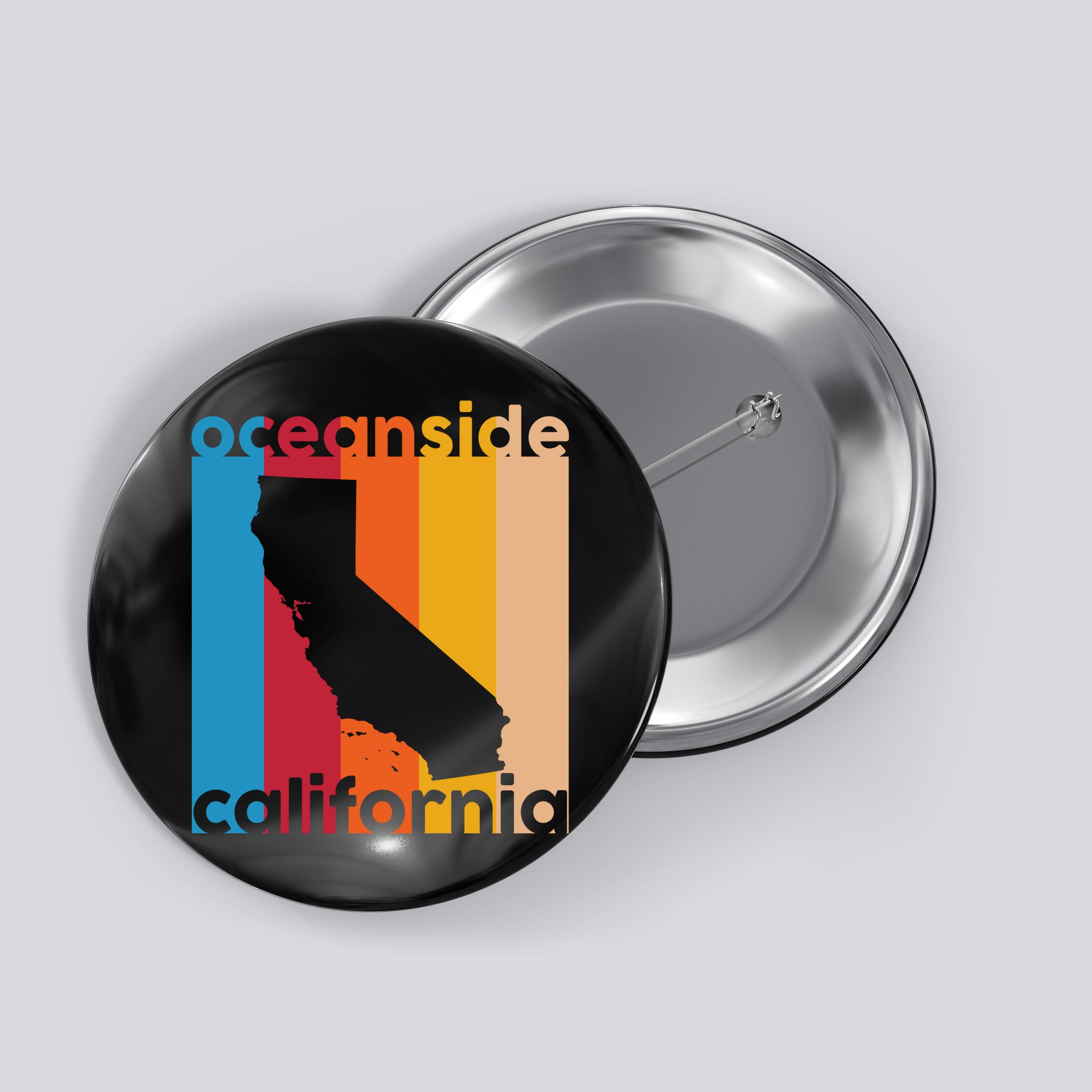 Vintage Oceanside California Button