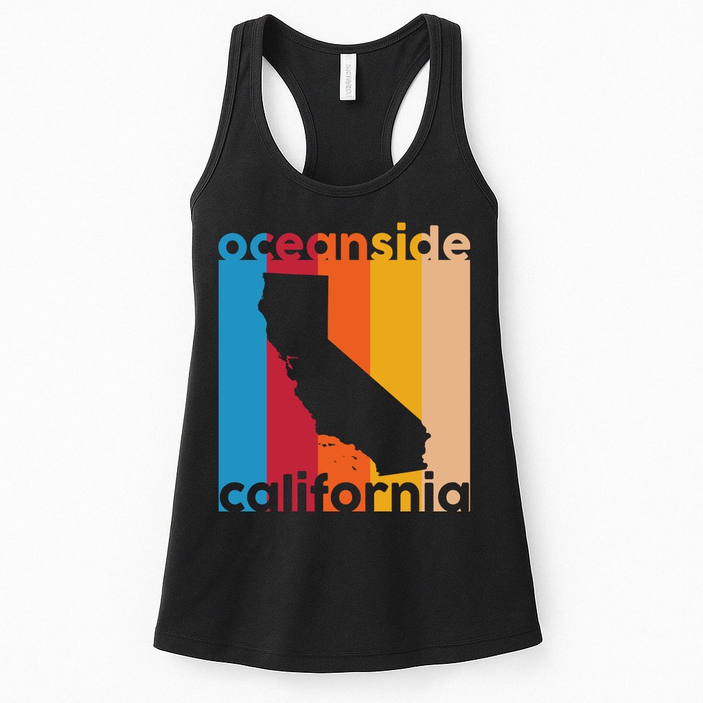 Vintage Oceanside California Womens Tank Top