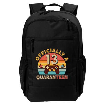 Vintage Officially A Quaranteen 13th Birthday Gamer Backpack
