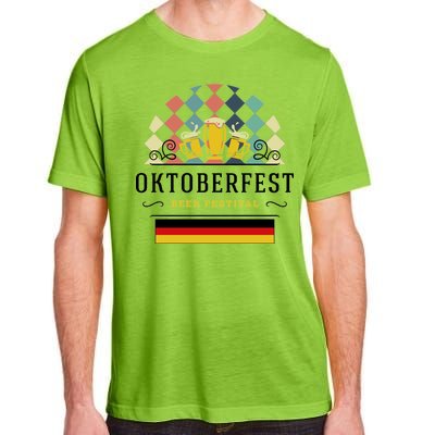 Vintage Oktoberfest Drinking Adult ChromaSoft Performance T-Shirt