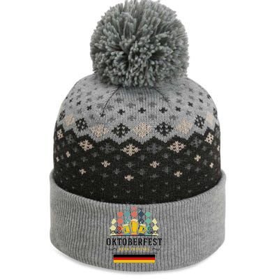 Vintage Oktoberfest Drinking The Baniff Cuffed Pom Beanie