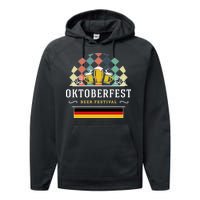 Vintage Oktoberfest Drinking Performance Fleece Hoodie