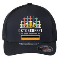 Vintage Oktoberfest Drinking Flexfit Unipanel Trucker Cap