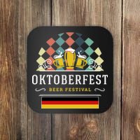 Vintage Oktoberfest Drinking Coaster