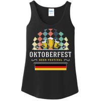 Vintage Oktoberfest Drinking Ladies Essential Tank