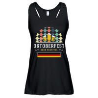 Vintage Oktoberfest Drinking Ladies Essential Flowy Tank