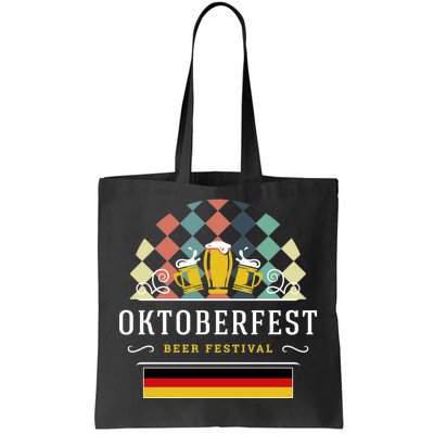 Vintage Oktoberfest Drinking Tote Bag