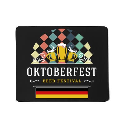 Vintage Oktoberfest Drinking Mousepad