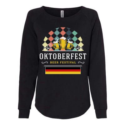 Vintage Oktoberfest Drinking Womens California Wash Sweatshirt