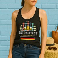 Vintage Oktoberfest Drinking Womens Tank Top