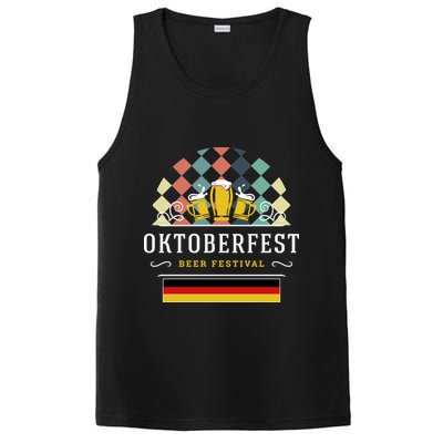 Vintage Oktoberfest Drinking PosiCharge Competitor Tank