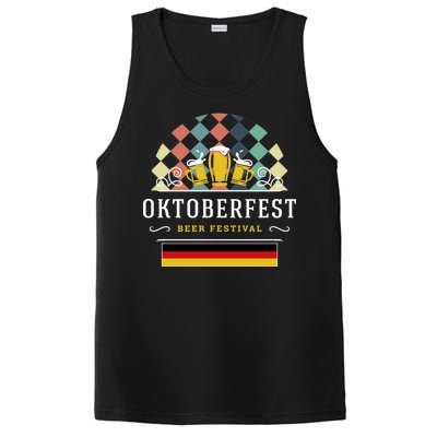 Vintage Oktoberfest Drinking PosiCharge Competitor Tank