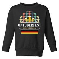 Vintage Oktoberfest Drinking Toddler Sweatshirt