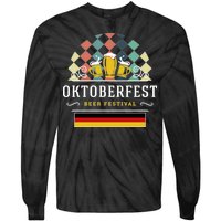 Vintage Oktoberfest Drinking Tie-Dye Long Sleeve Shirt