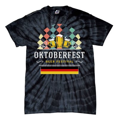 Vintage Oktoberfest Drinking Tie-Dye T-Shirt