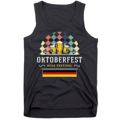 Vintage Oktoberfest Drinking Tank Top