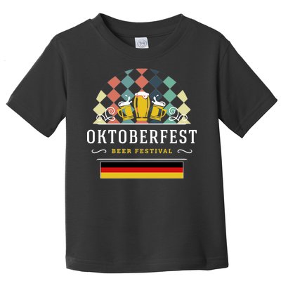 Vintage Oktoberfest Drinking Toddler T-Shirt