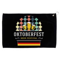 Vintage Oktoberfest Drinking Grommeted Golf Towel