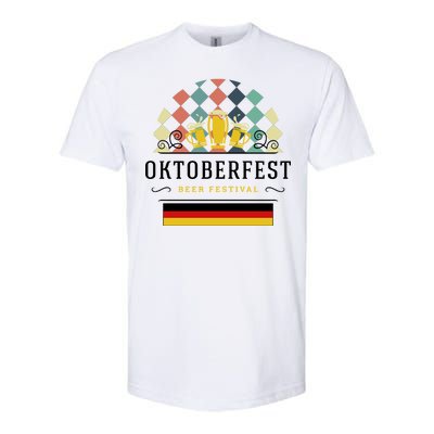 Vintage Oktoberfest Drinking Softstyle CVC T-Shirt