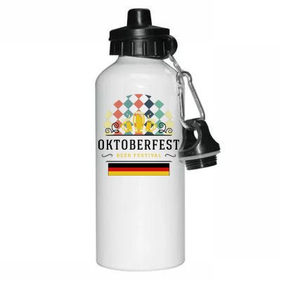 Vintage Oktoberfest Drinking Aluminum Water Bottle