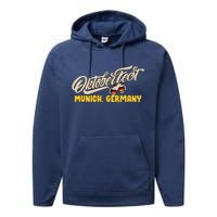 Vintage Oktoberfest Munich Performance Fleece Hoodie