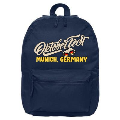 Vintage Oktoberfest Munich 16 in Basic Backpack