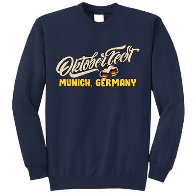 Vintage Oktoberfest Munich Tall Sweatshirt