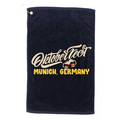 Vintage Oktoberfest Munich Golf Towel