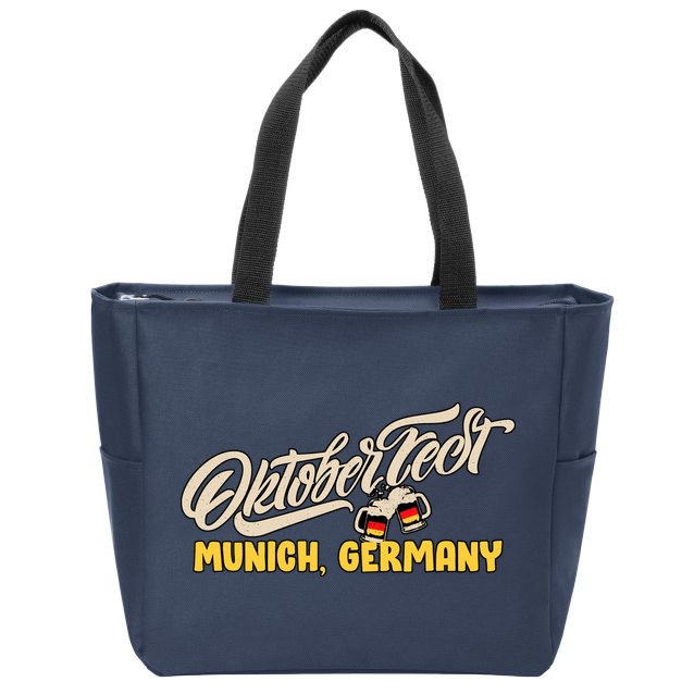 Vintage Oktoberfest Munich Zip Tote Bag