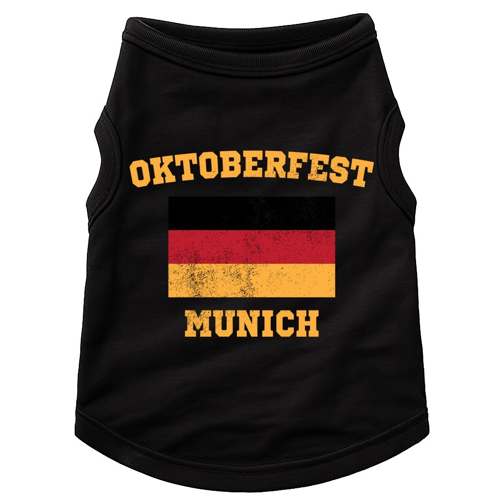 Vintage Oktoberfest Munich Flag Doggie Tank