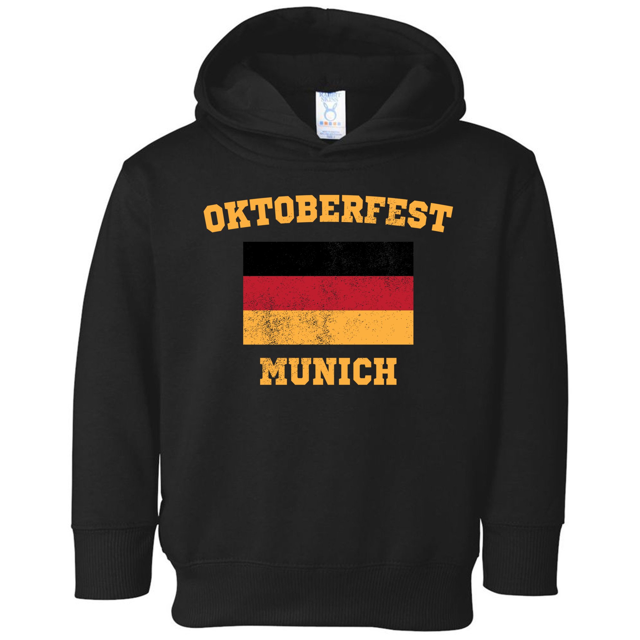 Vintage Oktoberfest Munich Flag Toddler Hoodie