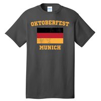 Vintage Oktoberfest Munich Flag Tall T-Shirt