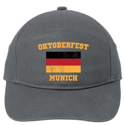 Vintage Oktoberfest Munich Flag 7-Panel Snapback Hat