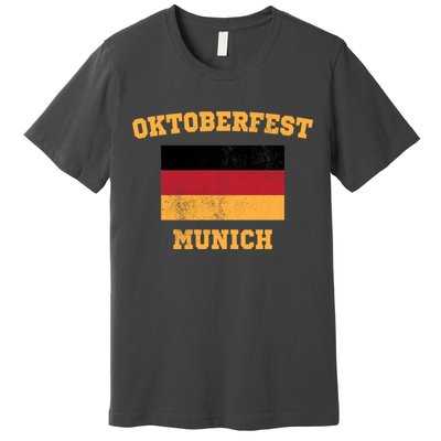Vintage Oktoberfest Munich Flag Premium T-Shirt