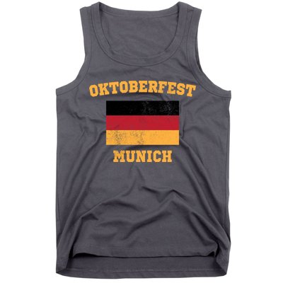 Vintage Oktoberfest Munich Flag Tank Top