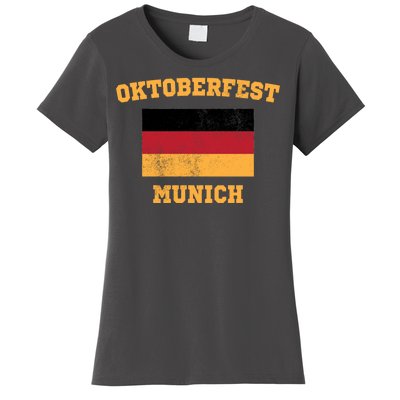 Vintage Oktoberfest Munich Flag Women's T-Shirt