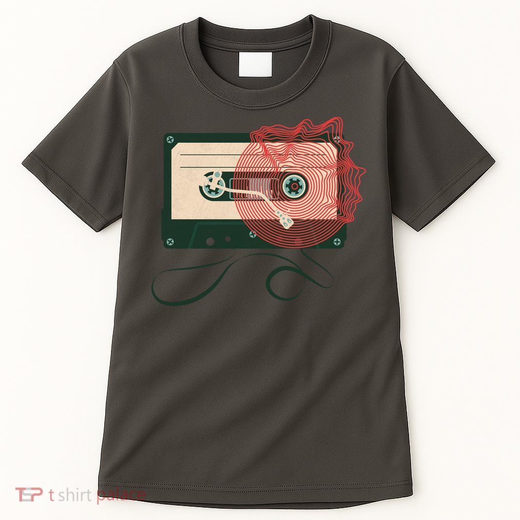Vintage Old Cassette Player Tall T-Shirt