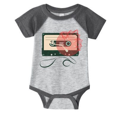 Vintage Old Cassette Player Infant Baby Jersey Bodysuit